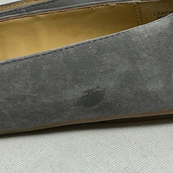 Talbots Gray Suede Tassel Loafer Flats Leather Women’s Size 5 - Picture 7 of 13